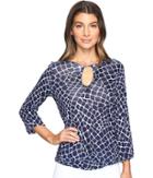 Michael Michael Kors - Nyla Croc Peasant Top