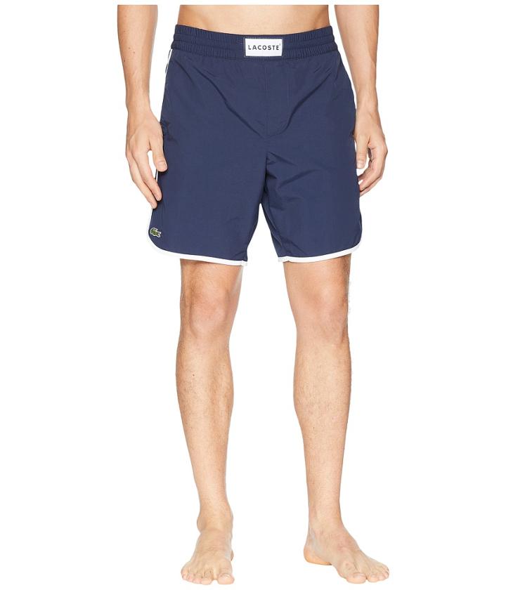 Lacoste - Nylon Side Stripe Long Length