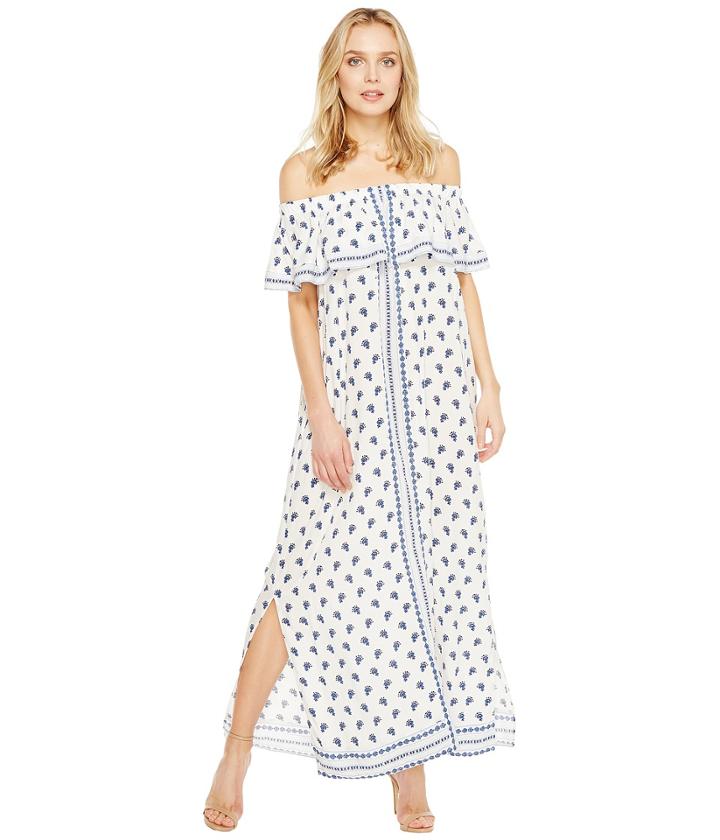 Two By Vince Camuto - Off The Shoulder Paisley Stamp Maxi Dress