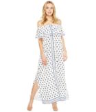 Two By Vince Camuto - Off The Shoulder Paisley Stamp Maxi Dress