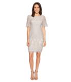 Adrianna Papell - Bell Sleeve Georgia Lace Sheath