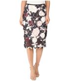 Vince Camuto - Chapel Rose Printed Lace Pencil Skirt