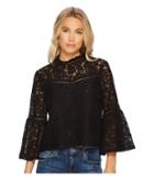 Jack By Bb Dakota - Miley Floral Lace Bell Sleeve Top