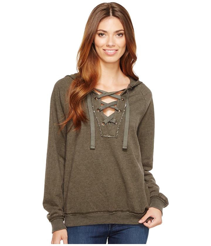 Project Social T - Abby Lace-up Hoodie