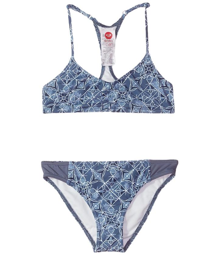Roxy Kids - Perou Ditsy Halter Tri Top Set