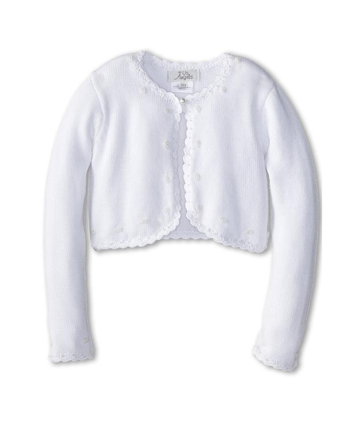 Us Angels Beaded Cotton Sweater