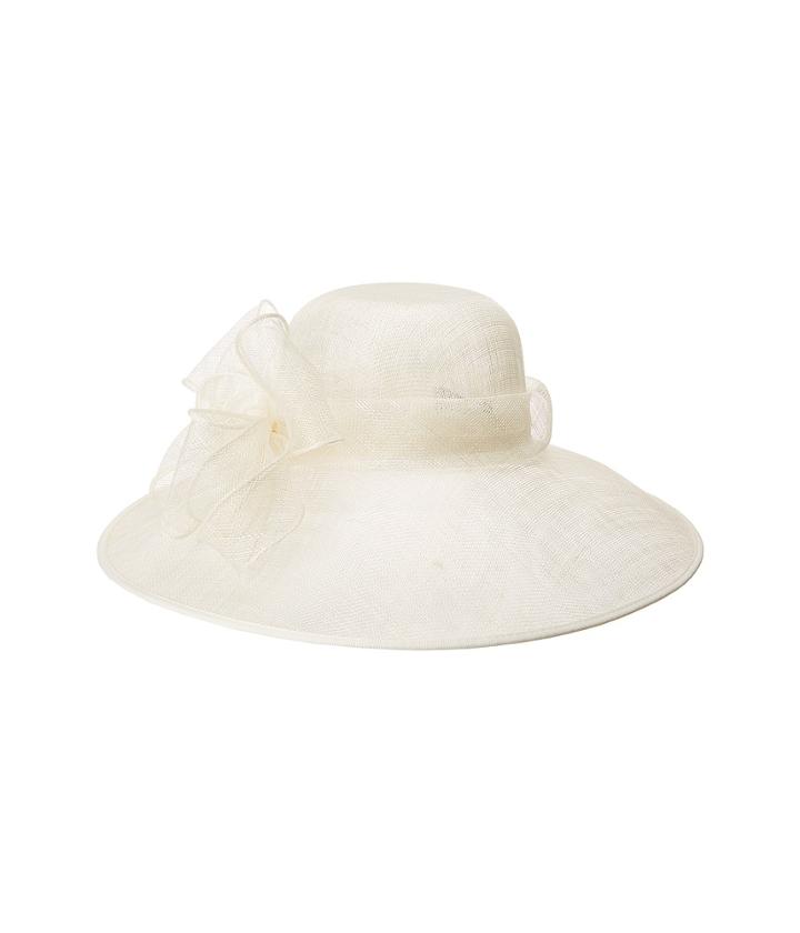 San Diego Hat Company - Drs1022 Sinamay Hat W/ Band Multi Layer Bow