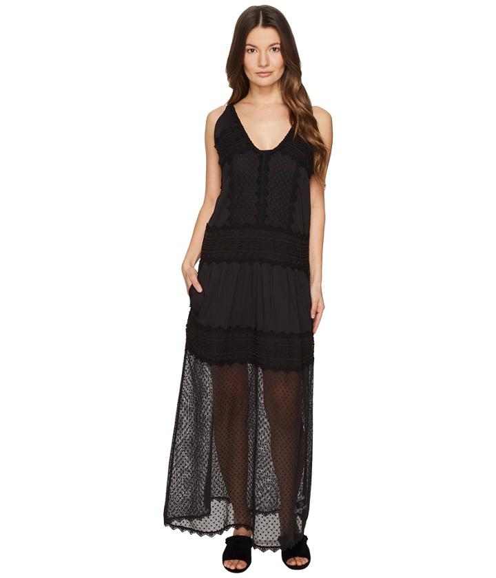 Just Cavalli - Sleeveless Long Lace Sheer Dress