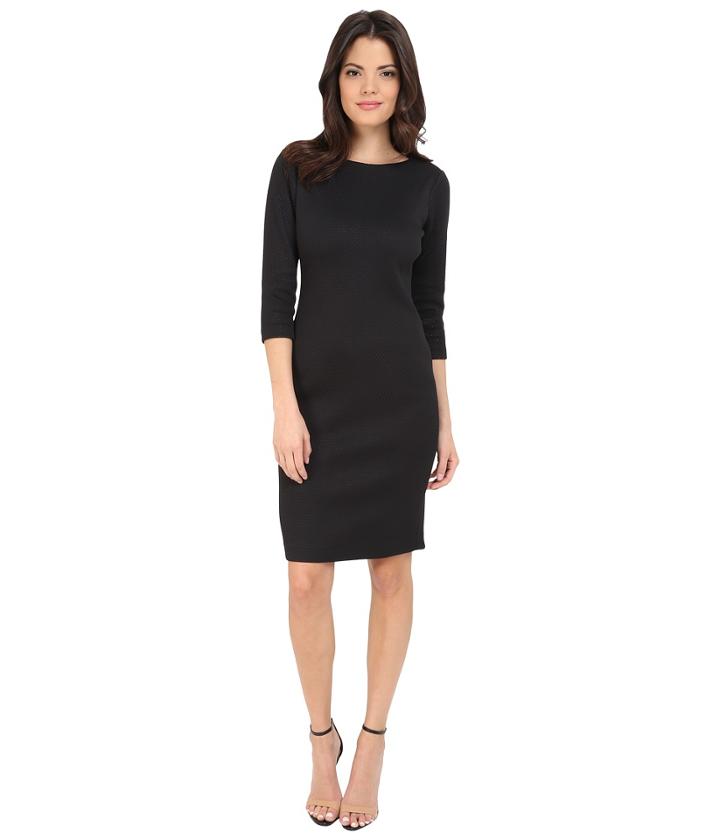 Badgley Mischka - Elbow Sleeve Sheath Day Dress