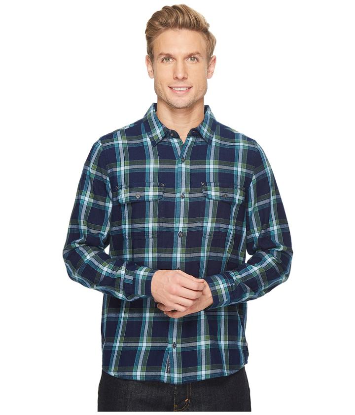 Toad&amp;co - Indigo Flannel Slim Long Sleeve Shirt