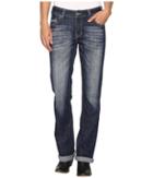Rock And Roll Cowgirl - Boyfriend Bootcut Jeans In Dark Vintage W2-9625