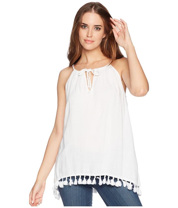 Dylan By True Grit - Tassel Tie Sleeveless Top