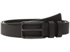 Calvin Klein - 35mm Large Grain Shrunken Leather Belt With Two Loops