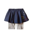 Fendi Kids - Tights With Chambray Skirt Overlay