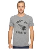 The Original Retro Brand - Body By Burrito Short Sleeve Tri-blend Tee