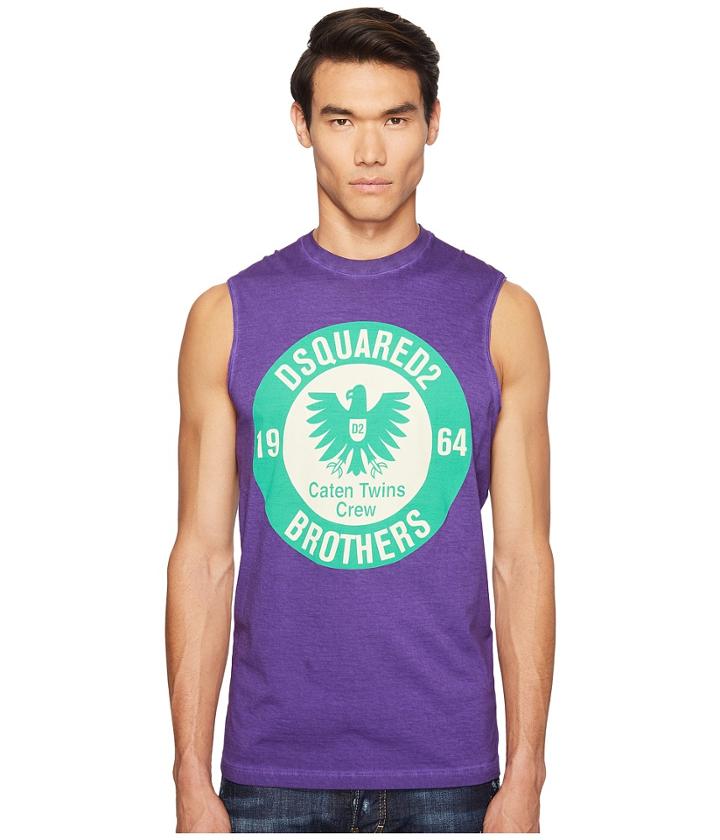 Dsquared2 - Military Glam Sleeveless T-shirt