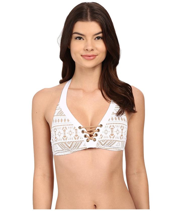 Becca By Rebecca Virtue - La Boheme Lace Front Halter Top