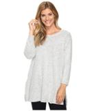 Nally &amp; Millie - Brushed Long Sleeve Tunic With Side Slit