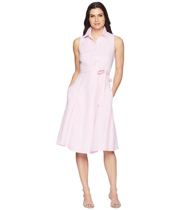 Donna Morgan - Drop Waist Shirtdress