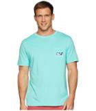 Vineyard Vines - Short Sleeve Starfish Flowers Whale Front Pocket Tee