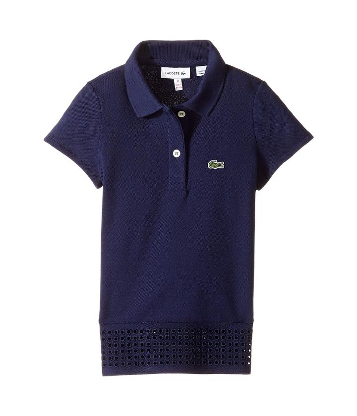 Lacoste Kids - Pique Polo W/ Eyelet Details