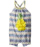 Mud Pie - Pineapple And Stripes Summer One-piece Bubble