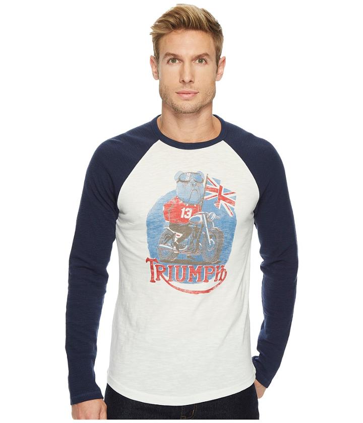 Lucky Brand - Adam Nickle Triumph Bulldog Graphic Tee