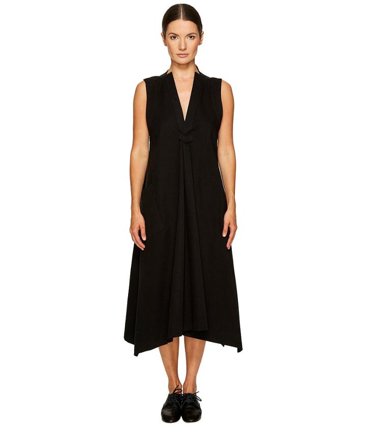 Y's By Yohji Yamamoto - Tuck No Sleeve Dress