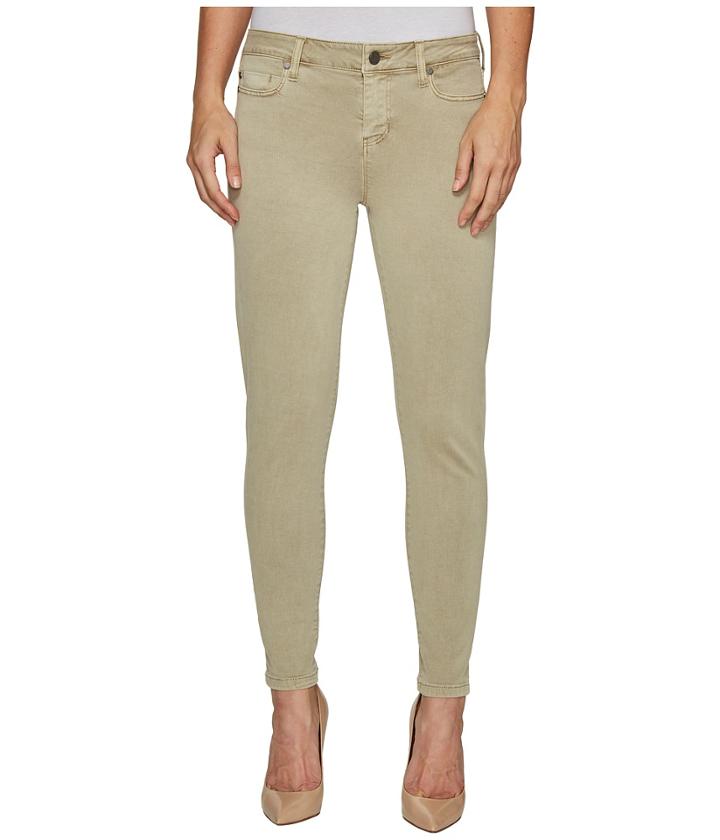 Liverpool - Devon Relaxed Ankle Skinny In Stretch Peached Twill In Pure Cashmere