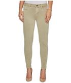 Liverpool - Devon Relaxed Ankle Skinny In Stretch Peached Twill In Pure Cashmere