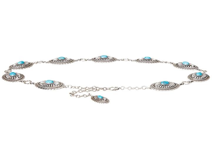 Ariat - Turquoise Concho Chain Belt
