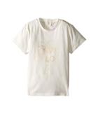 Chloe - Cotton Tee Shirt With Gold Graphic