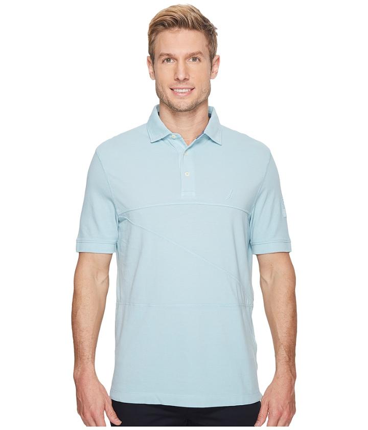 Nautica - Short Sleeve Garment Dyed Polo