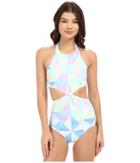 Mara Hoffman - Fractals Knot Front One-piece