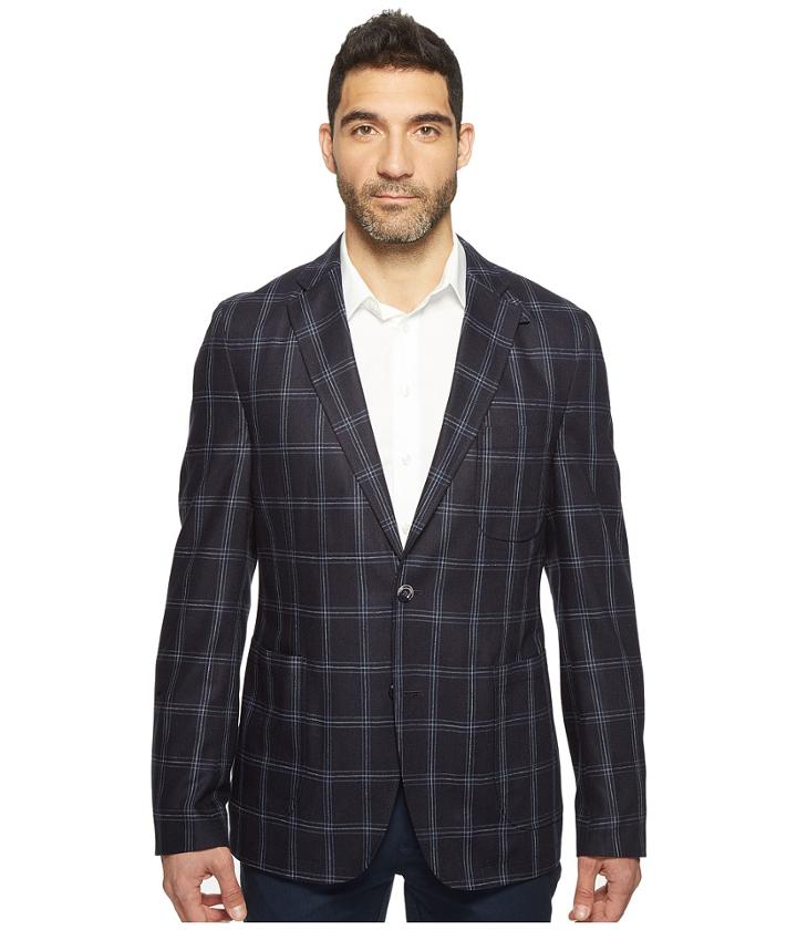 Kroon - White Modern Fit Two-button Traveler Blazer