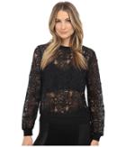 Mcq - Lace Sweatshirt