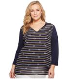 Michael Michael Kors - Plus Size Reef Knot Chain Top