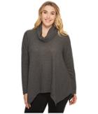 B Collection By Bobeau Curvy - Plus Size Analia Waffle Knit Top
