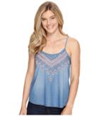 Roper - 0903 Denim Cropped Cami W/ Embroidery