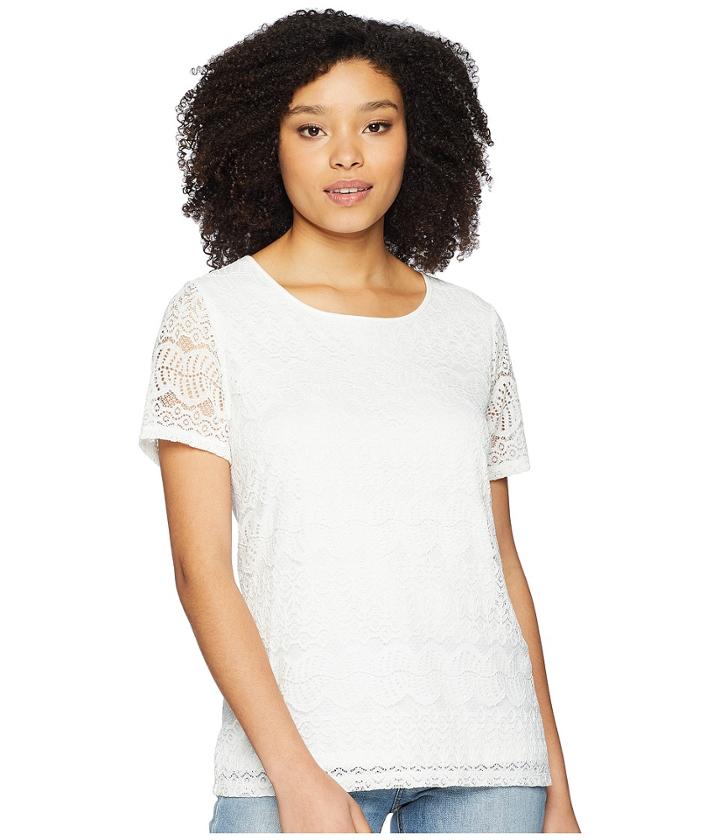 Calvin Klein - Short Sleeve Lace Top