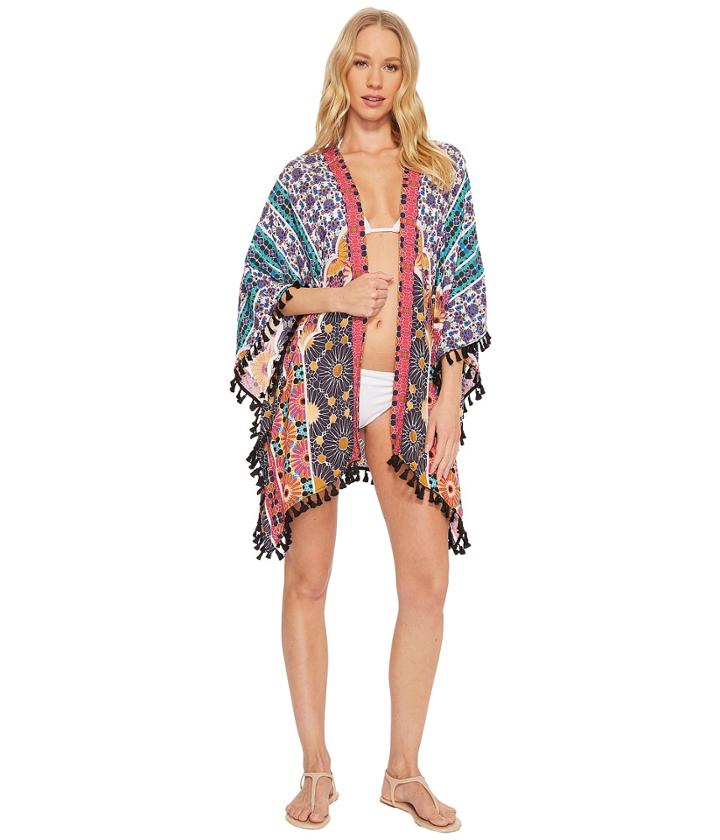Trina Turk - Golden Medallion Kimono Cover-up