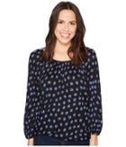 Michael Michael Kors - Small Gemstone Scoop Neck Peasant Top