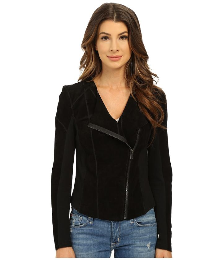 Blank Nyc - Suede Moto Knit Jacket