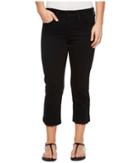 Nydj Petite - Petite Capris W/ Released Hem In Black