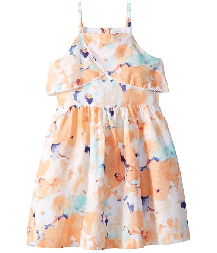 Janie And Jack - Sleeveless Watercolor Floral Dress
