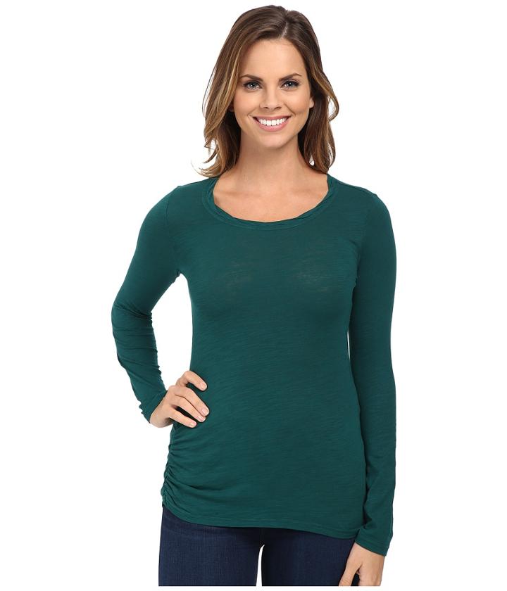 Mod-o-doc - Slub Jersey Long Sleeve Twisted Scoopneck Tee