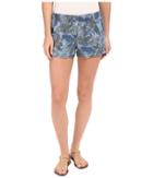 Hudson - Siouxsie Printed Dophin Shorts In Forge