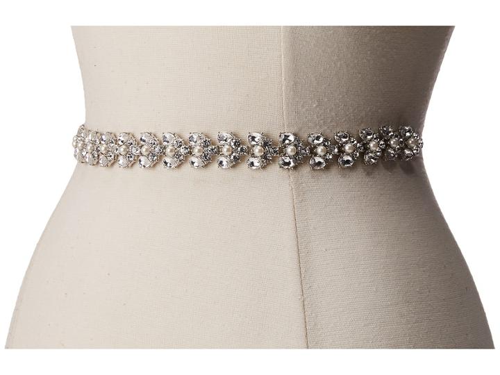 Kate Spade New York - 1/2 Stone Bridal Belt With Grosgrain Ties
