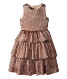 Oscar De La Renta Childrenswear - Crinkle Lame Tiered Dress