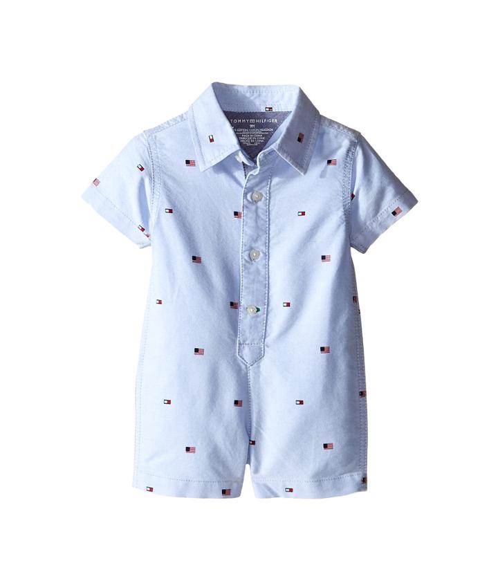 Tommy Hilfiger Kids - Tommy Printed Oxford Romper